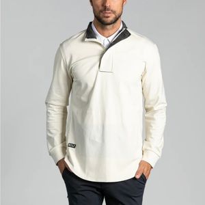 BYLT Premium Basics Elite + Fairway Drop Cut Pullover Men Bone S